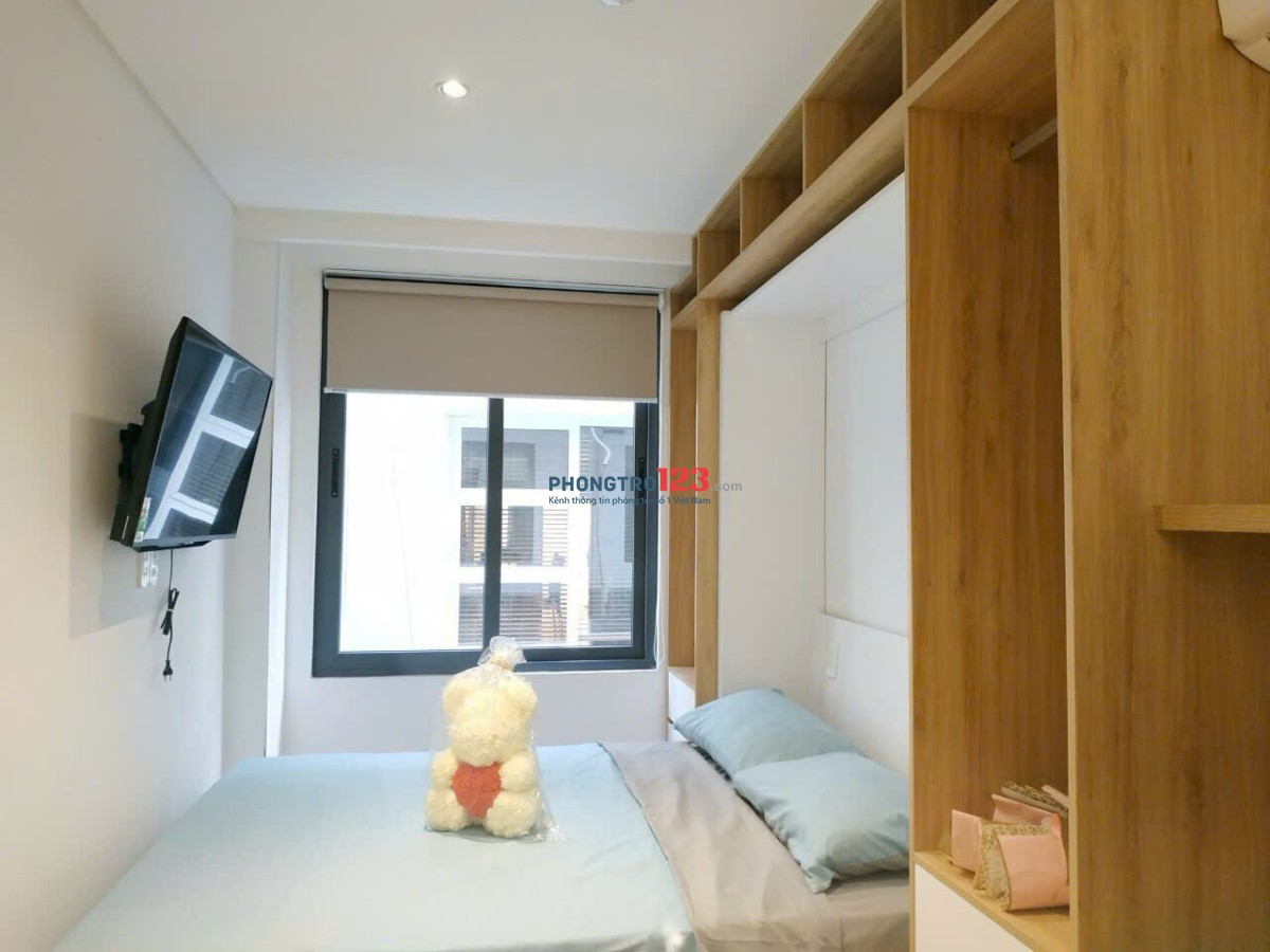 STUDIO CỬA SỔ THOÁNG - FULL NỘI THẤT P.TÂN PHONG Q7 GẦN CRESENT MALL, LOTTE, RMIT, TDTU, Q1-4-8
