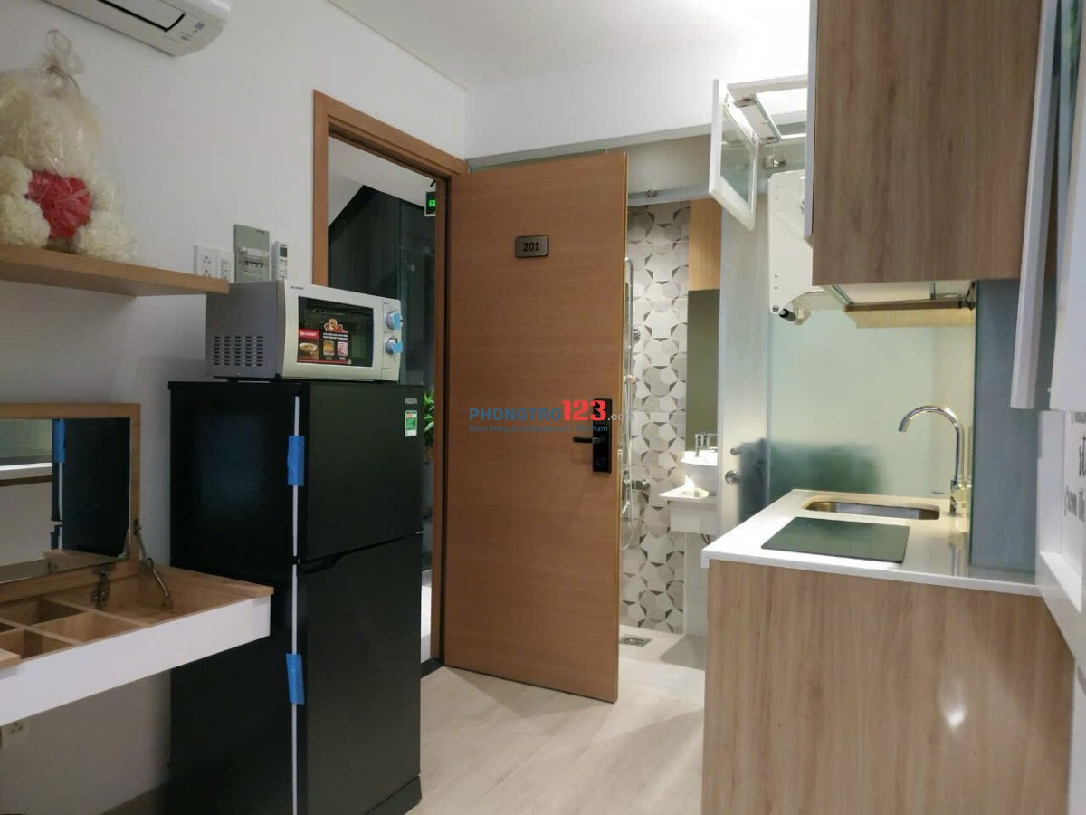 STUDIO CỬA SỔ THOÁNG - FULL NỘI THẤT P.TÂN PHONG Q7 GẦN CRESENT MALL, LOTTE, RMIT, TDTU, Q1-4-8