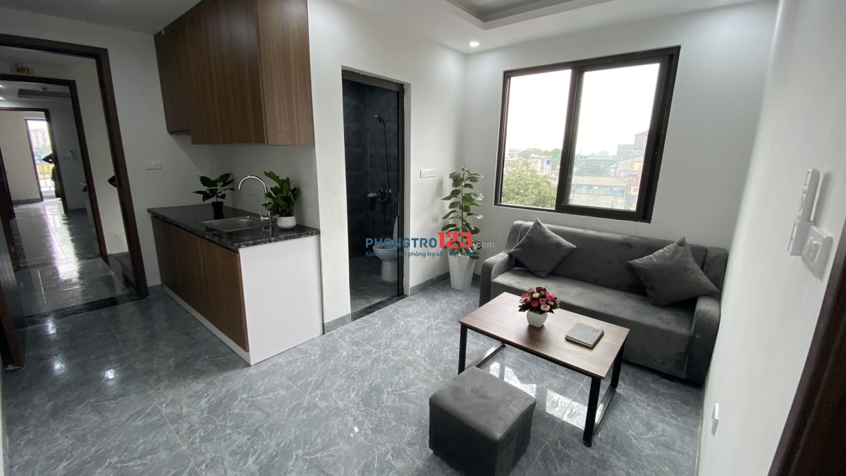 Cho thuê phòng 1 ngủ 1 khách mới xây, Ngõ 230 định công thượng. giá 5tr6