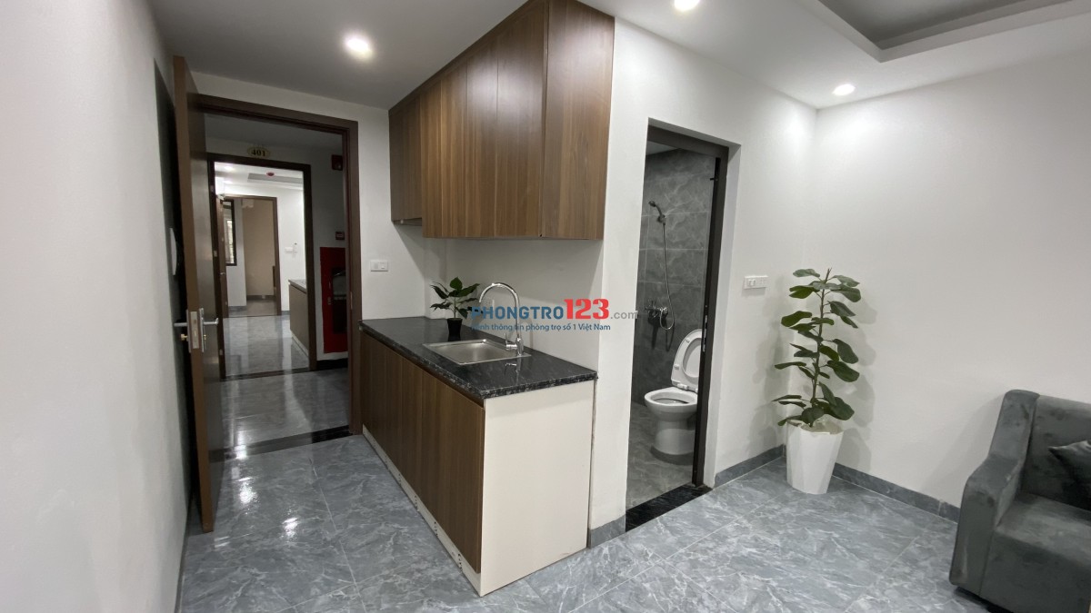 Cho thuê phòng 1 ngủ 1 khách mới xây, Ngõ 230 định công thượng. giá 5tr6