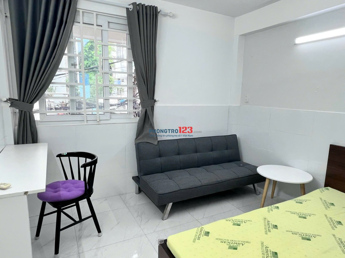 PHÒNG TRỌ CỬA SỔ LỚN NƠ TRANG LONG, Gần ĐH Văn Lang, chợ Bà Chiểu, BV Gia Định, Q1, Q3, Phú Nhuận