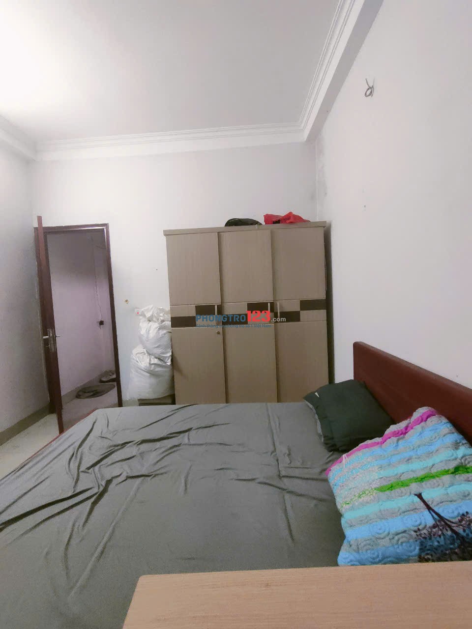 Phòng trọ 22 m² – Ngõ 663 Trương Định (ngách 31), gần Bến xe Giáp Bát, đã có điều hòa + nội thất
