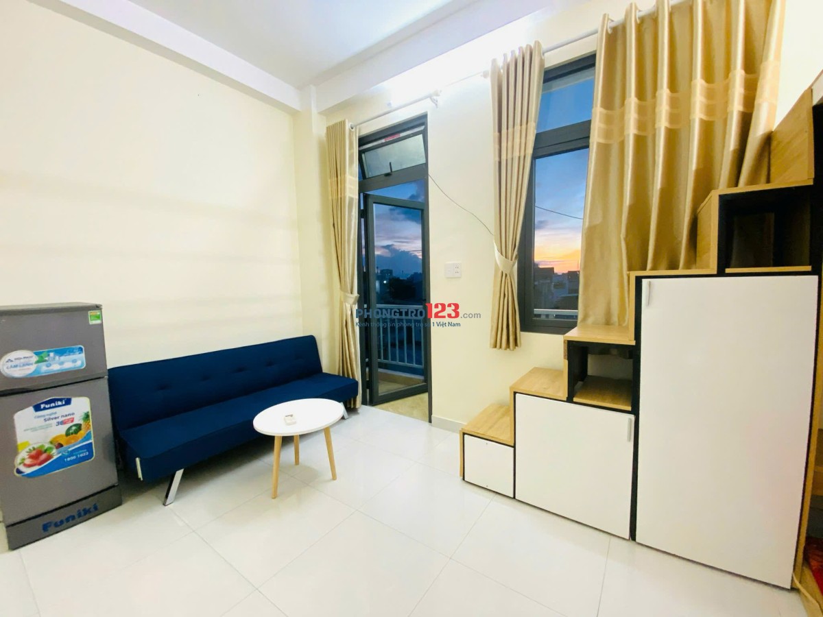 CHO THUÊ PHÒNG TRỌ DUPLEX BAN CÔNG, NƠ TRANG LONG, BÌNH THẠNH, GẦN ĐH VĂN LANG, CĐ DƯỢC, PHÚ NHUẬN