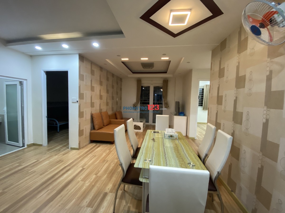 CHO THUÊ PHÒNG ĐẦY ĐỦ NỘI THẤT TRONG CĂN HỘ CHUNG CƯ 590 CMT8, QUẬN 3