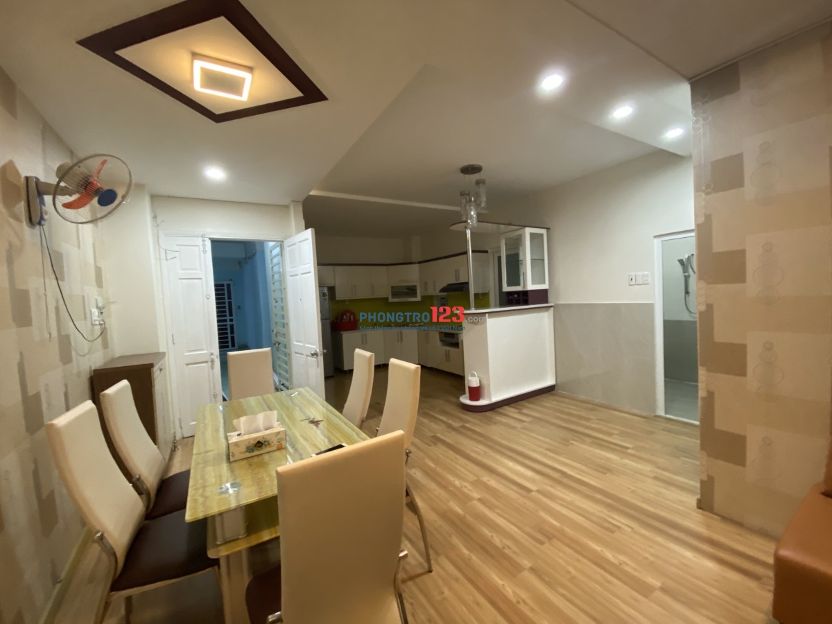 CHO THUÊ PHÒNG ĐẦY ĐỦ NỘI THẤT TRONG CĂN HỘ CHUNG CƯ 590 CMT8, QUẬN 3