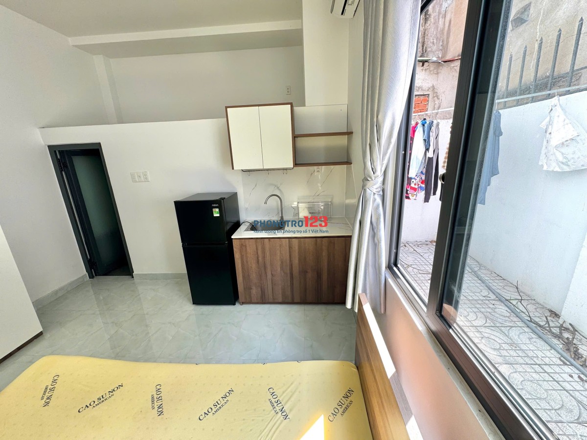 Cho thuê căn hộ Studio Cửa sổ Q8 gần cầu chữ Y, cầu Nguyễn Văn Cừ, chợ Rạch Ông, Parc Mall