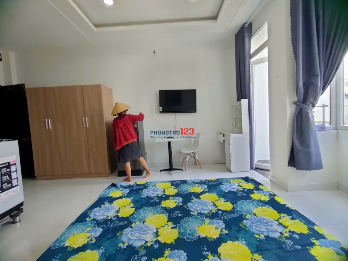 CHO THUÊ CĂN HỘ STUDIO BAN CÔNG – FULL NỘI THẤT – MÁY GIẶT RIÊNG – QUẬN 8