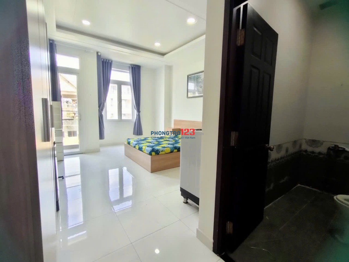 CHO THUÊ CĂN HỘ STUDIO BAN CÔNG – FULL NỘI THẤT – MÁY GIẶT RIÊNG – QUẬN 8