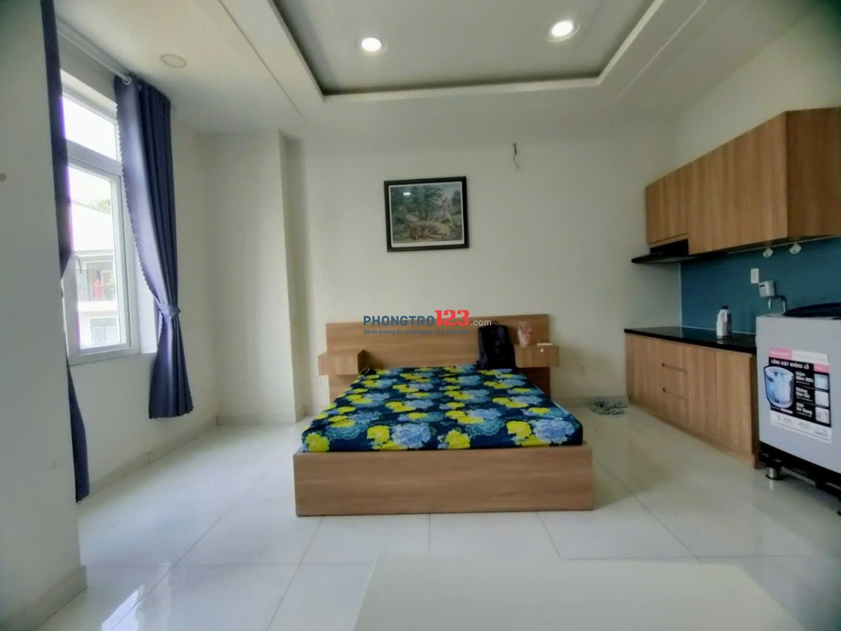 CHO THUÊ CĂN HỘ STUDIO BAN CÔNG – FULL NỘI THẤT – MÁY GIẶT RIÊNG – QUẬN 8