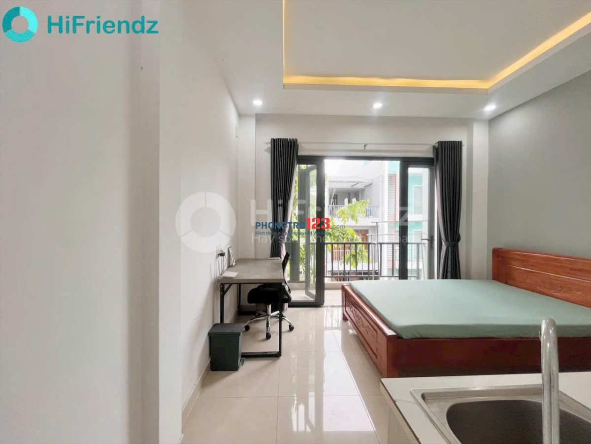 STUDIO BAN CÔNG FULL NỘI THẤT P.TÂN KIỂNG Q7 GẦN CRESENT MALL, LOTTE, RMIT, TDTU, Q1-4-8