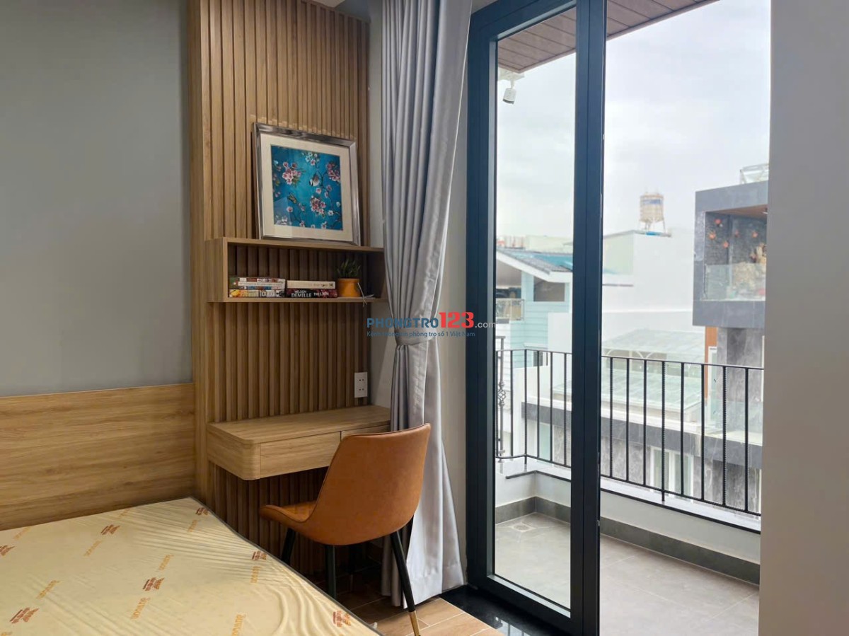 STUDIO BAN CÔNG FULL NỘI THẤT P.TÂN KIỂNG Q7 GẦN CRESENT MALL, LOTTE, RMIT, TDTU, Q1-4-8