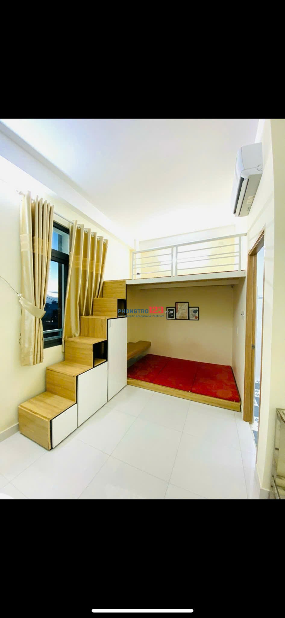 CHO THUÊ PHÒNG TRỌ DUPLEX BAN CÔNG, NƠ TRANG LONG, BÌNH THẠNH, GẦN ĐH VĂN LANG, CĐ DƯỢC, PHÚ NHUẬN