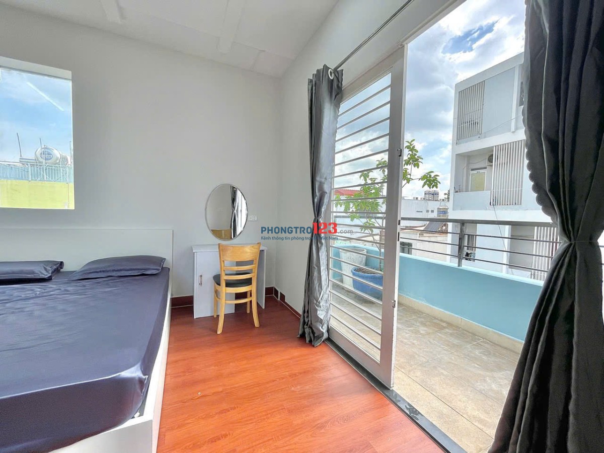 STUDIO FULL NỘI THẤT – PHÓ ĐỨC CHÍNH, BÌNH THẠNH – BAN CÔNG LỚN – GẦN LANMARK 81, ĐH HOA SEN, QUẬN1