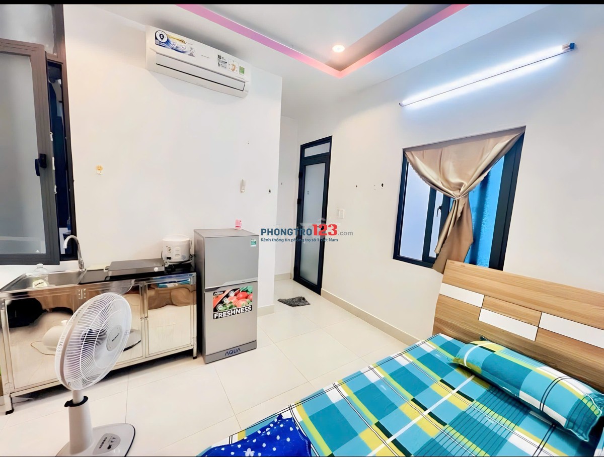 PHÒNG TRỌ CÓ CỬA SỔ THOÁNG – NƠ TRANG LONG, GẦN VĂN LANG, PHẠM VĂN ĐỒNG NGUYỄN XÍ, CẦU BÌNH LỢI