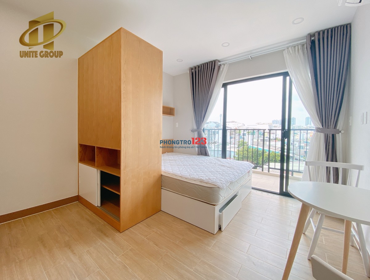 Căn hộ Mai Văn Vĩnh Tân Quy Q7 - dạng studio ban công thoáng - mặt tiền đậu được oto bảo vệ 24/24