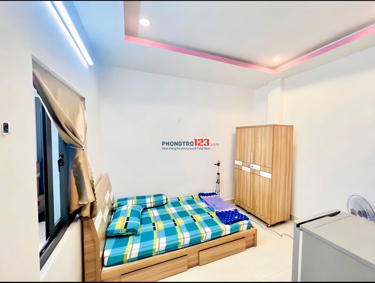 PHÒNG TRỌ CÓ CỬA SỔ THOÁNG – NƠ TRANG LONG, GẦN VĂN LANG, PHẠM VĂN ĐỒNG NGUYỄN XÍ, CẦU BÌNH LỢI