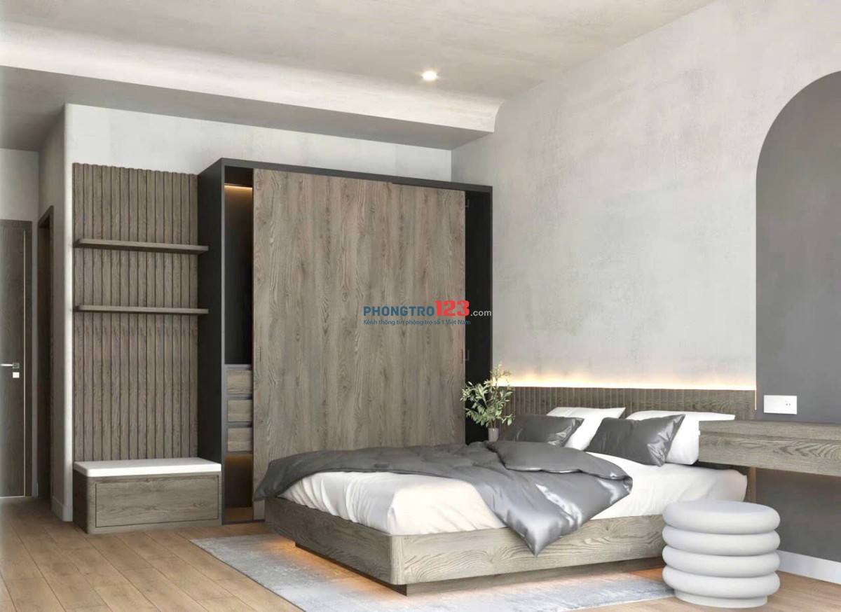 CHO THUÊ STUDIO & PENTHOUSE 1PN CÓ BAN CÔNG – KHU BIỆT THỰ HIM LAM, QUẬN 7 NGAY CẦU KINH TẺ, LOTTE