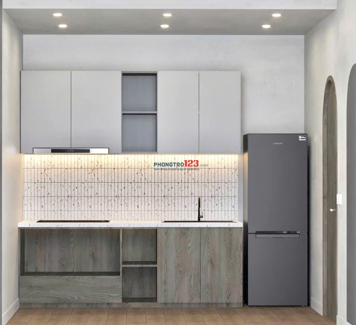 CHO THUÊ STUDIO & PENTHOUSE 1PN CÓ BAN CÔNG – KHU BIỆT THỰ HIM LAM, QUẬN 7 NGAY CẦU KINH TẺ, LOTTE