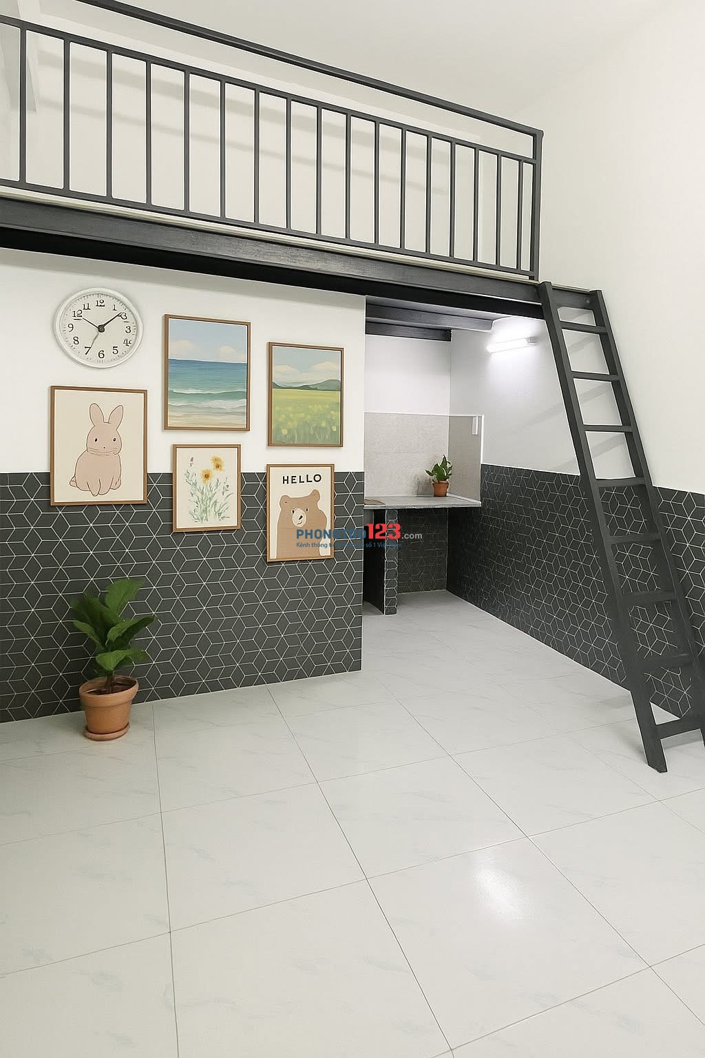 PHÒNG TRỌ CÓ GÁC ĐỐI DIỆN ĐH CÔNG THƯƠNG