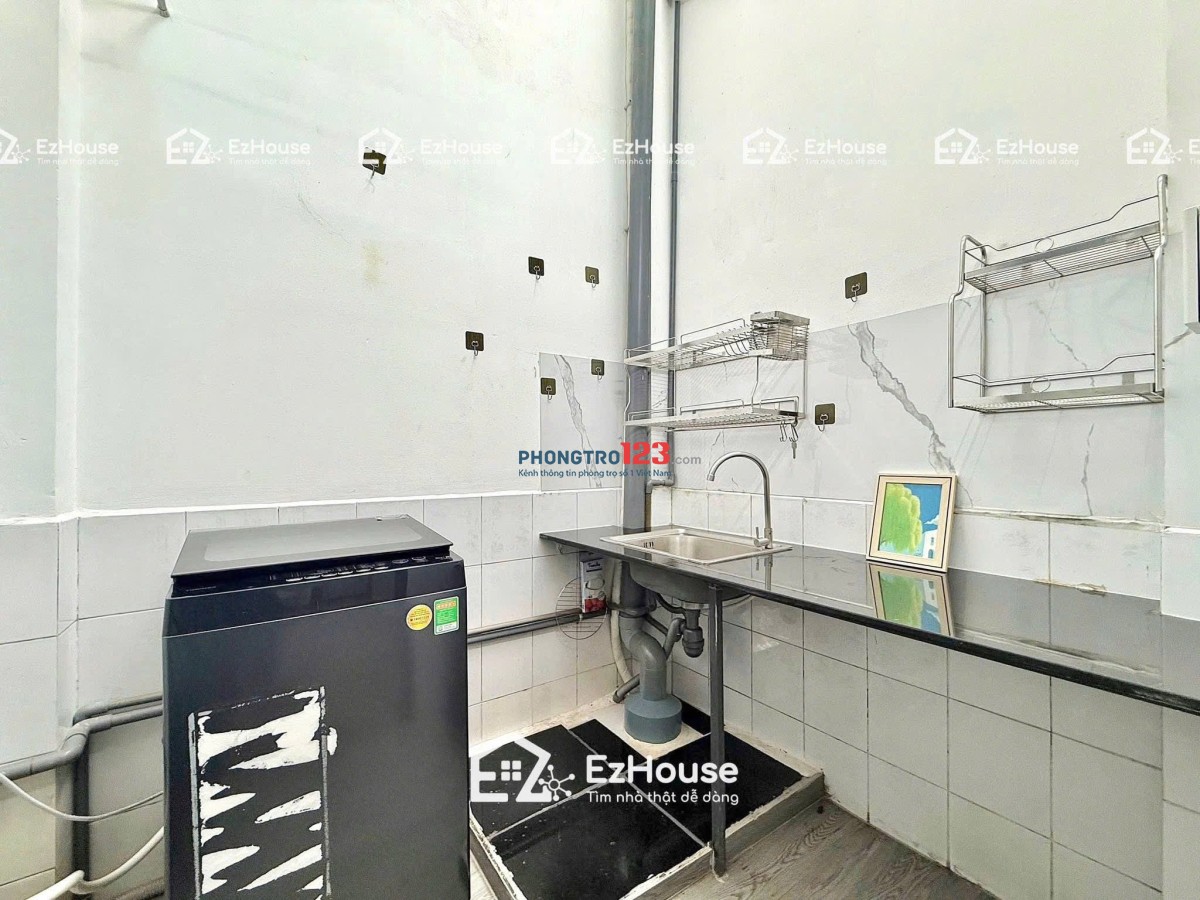 1PN TÁCH BẾP GIẶT RIÊNG FULL NỘI THẤT MỚI - 0909186134