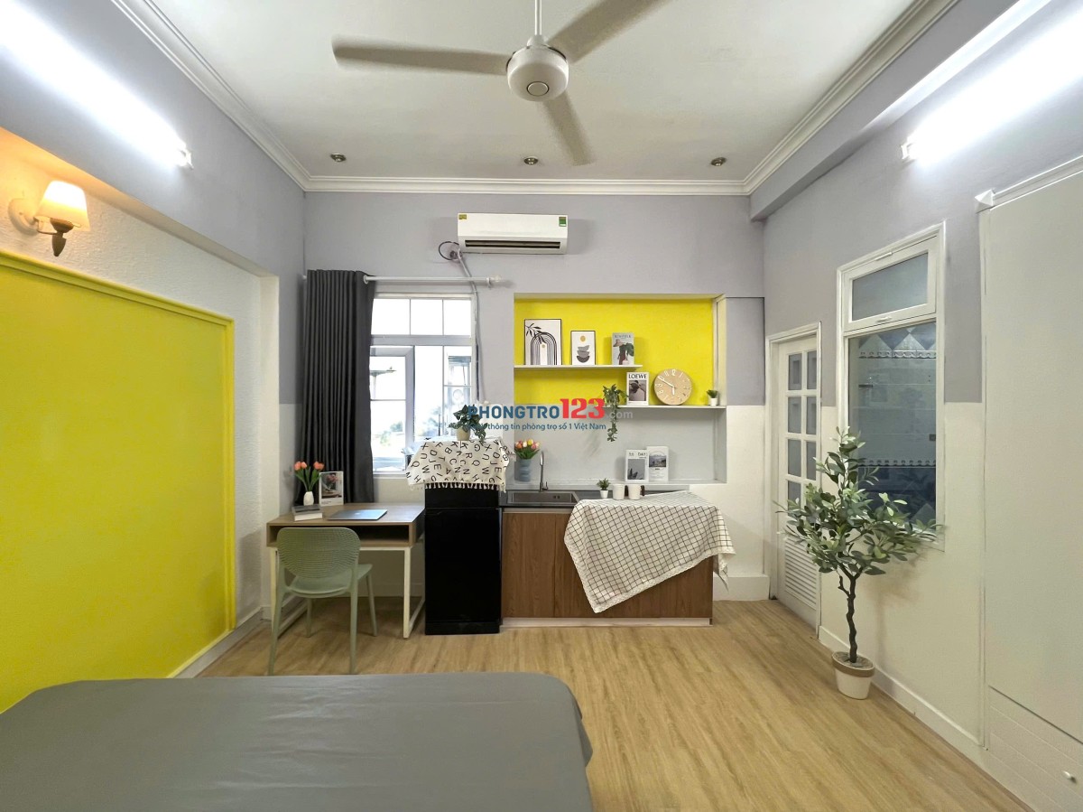 Căn Hộ Studio 35m2, Cửa Sổ Trời, Full Nội Thất - Ngay Trung Tâm Phú Nhuận Gần Phan Xích Long