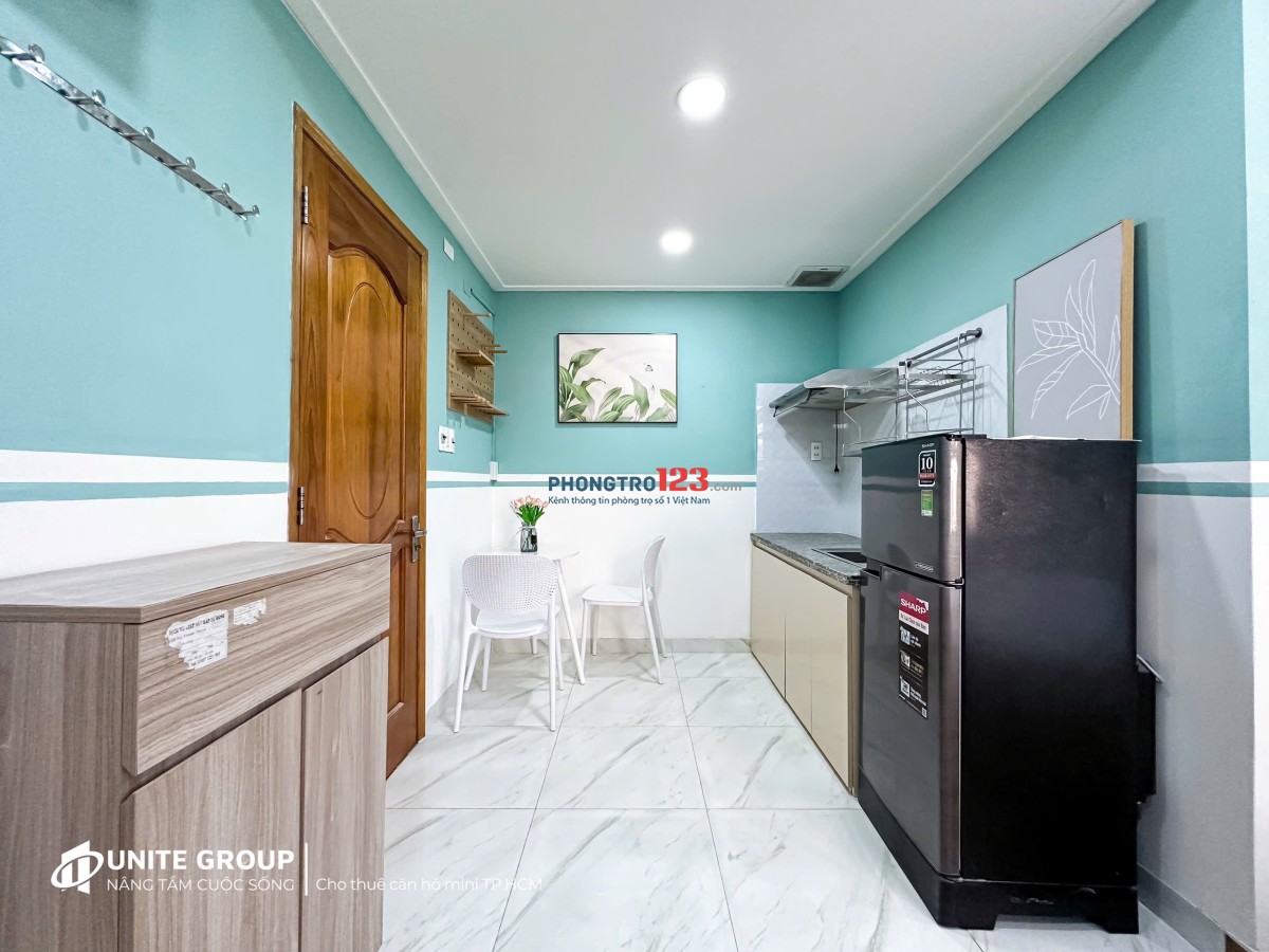 CHO THUÊ PHÒNG TRỌ QUẬN 3 MỚI XÂY, ĐẦY ĐỦ NỘI THẤT, GẦN VÒNG XOAY DÂN CHỦ, ĐH KIẾN TRÚC