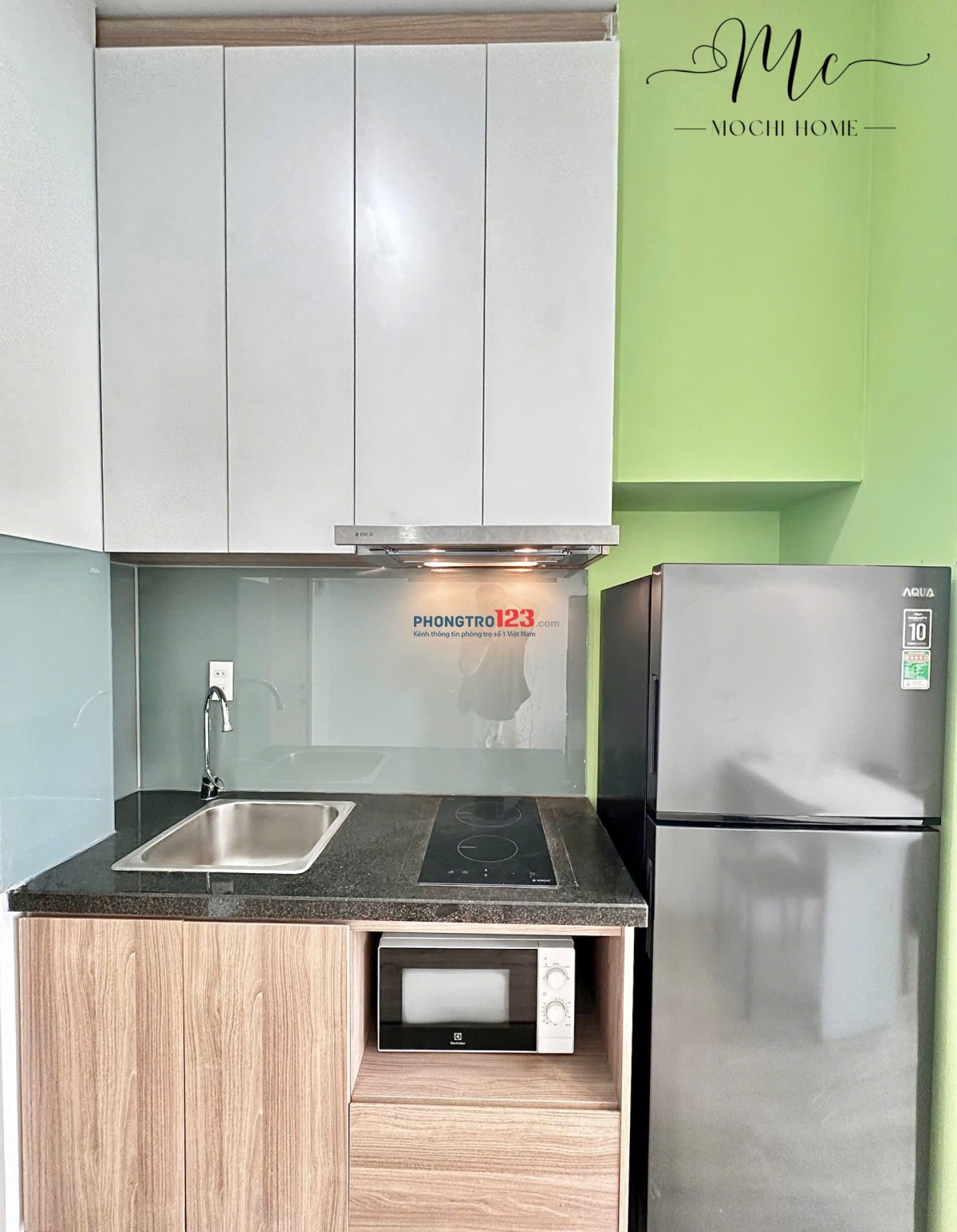 Cho thuê căn hộ đầy đủ nội thất giáp Q1 và đại học HIU HUTECH Ngoại Thương UEF