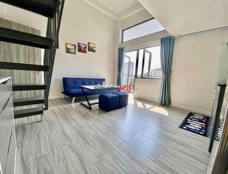 TRỌ DUPLEX FULL NT,MÁY LẠNH, BẾP ĐIỆN PHÙ HỢP SV, QUA RMIT, TDTU, LOTTE CHỈ 5P, BAN CÔNG, CỬA SỔ.