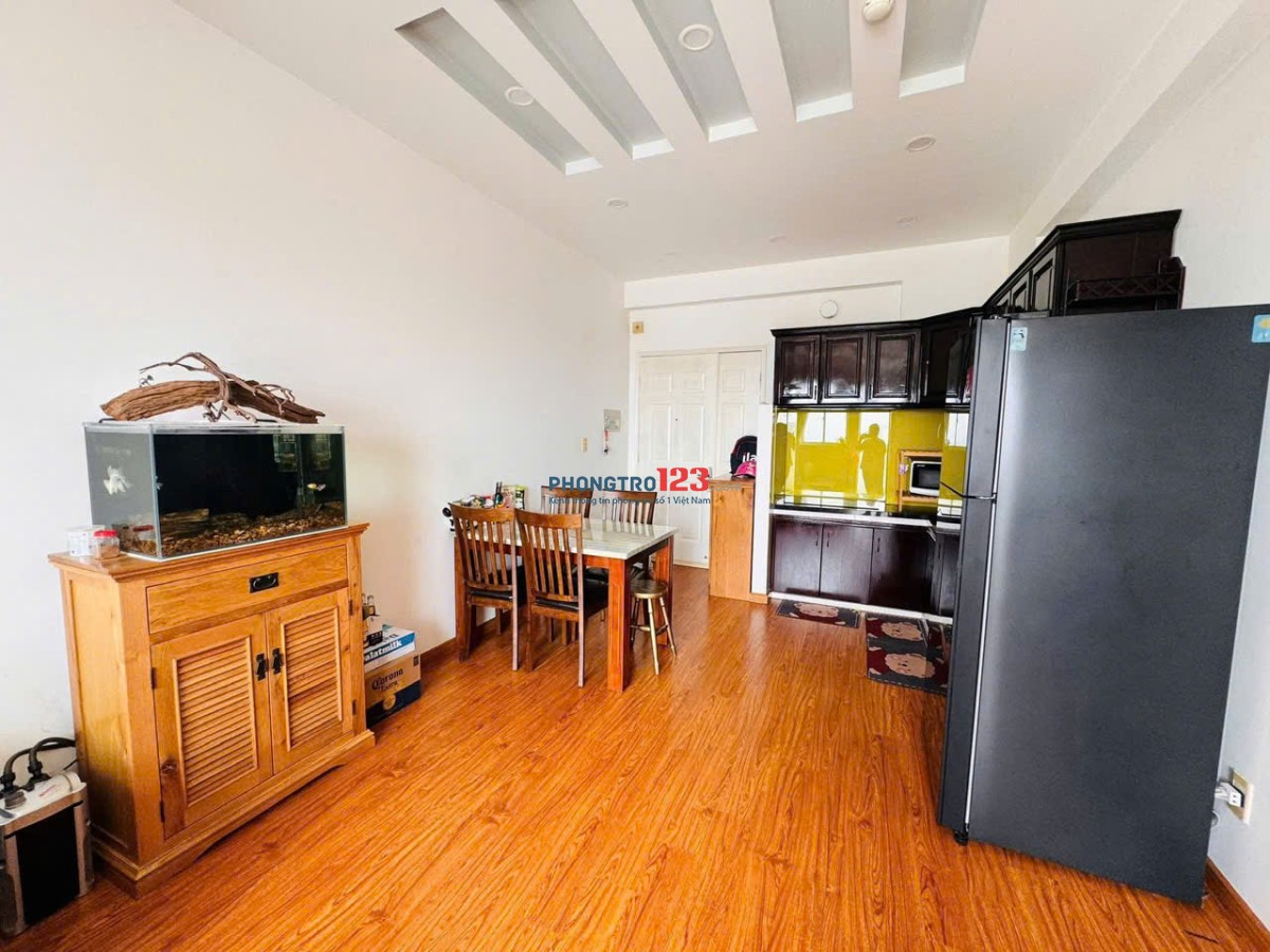 Chung cư Hoa Sư, P7, Phú Nhuận: 50m2, 1pn, nội thất, 8tr/th