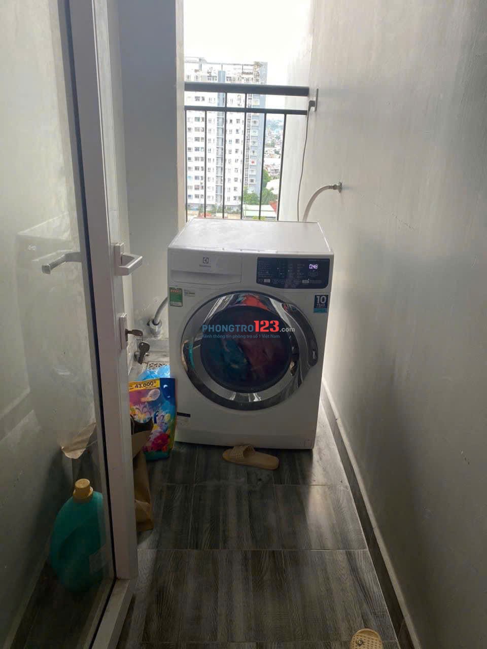 Chung cư Vũ Huy Tấn, P3, Bình Thạnh: 50m2, 1p ngủ, NT, 8tr5/th