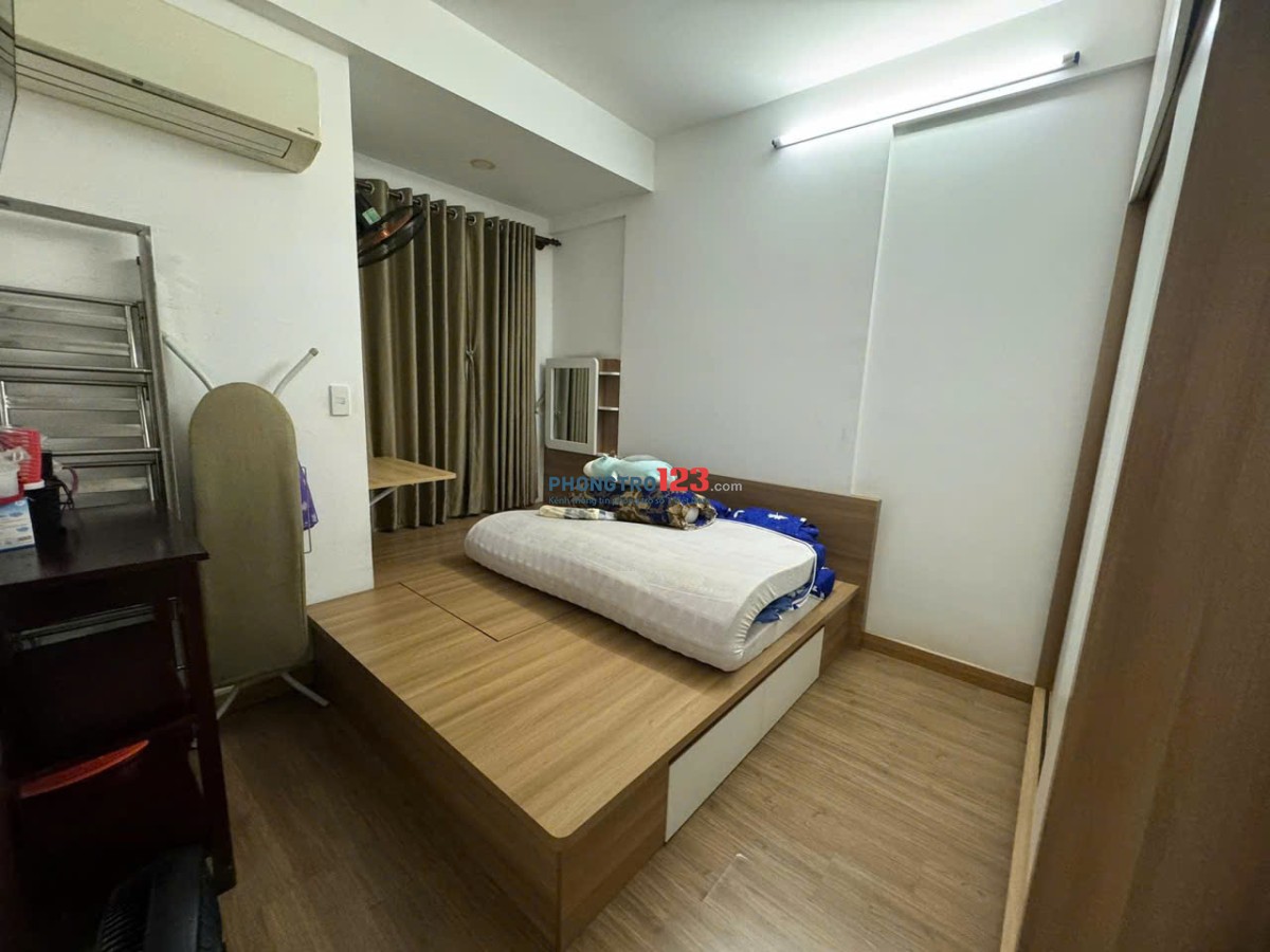 Chung cư Vũ Huy Tấn, P3, Bình Thạnh: 50m2, 1p ngủ, NT, 8tr5/th