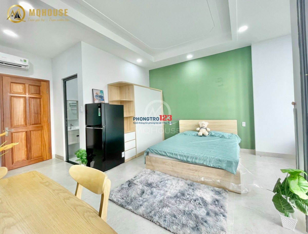 Căn Hộ Mini - Full Nội Thất, Ban Công/Cửa Sổ - Gần Sân Bay, Công Viên Hoàng Văn Thụ