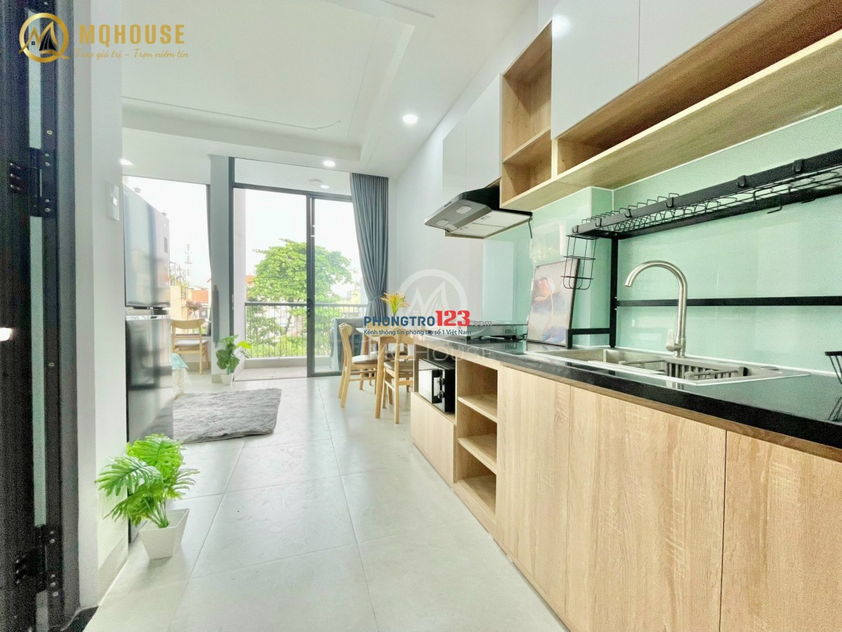 Căn Hộ Mini - Full Nội Thất, Ban Công/Cửa Sổ - Gần Sân Bay, Công Viên Hoàng Văn Thụ