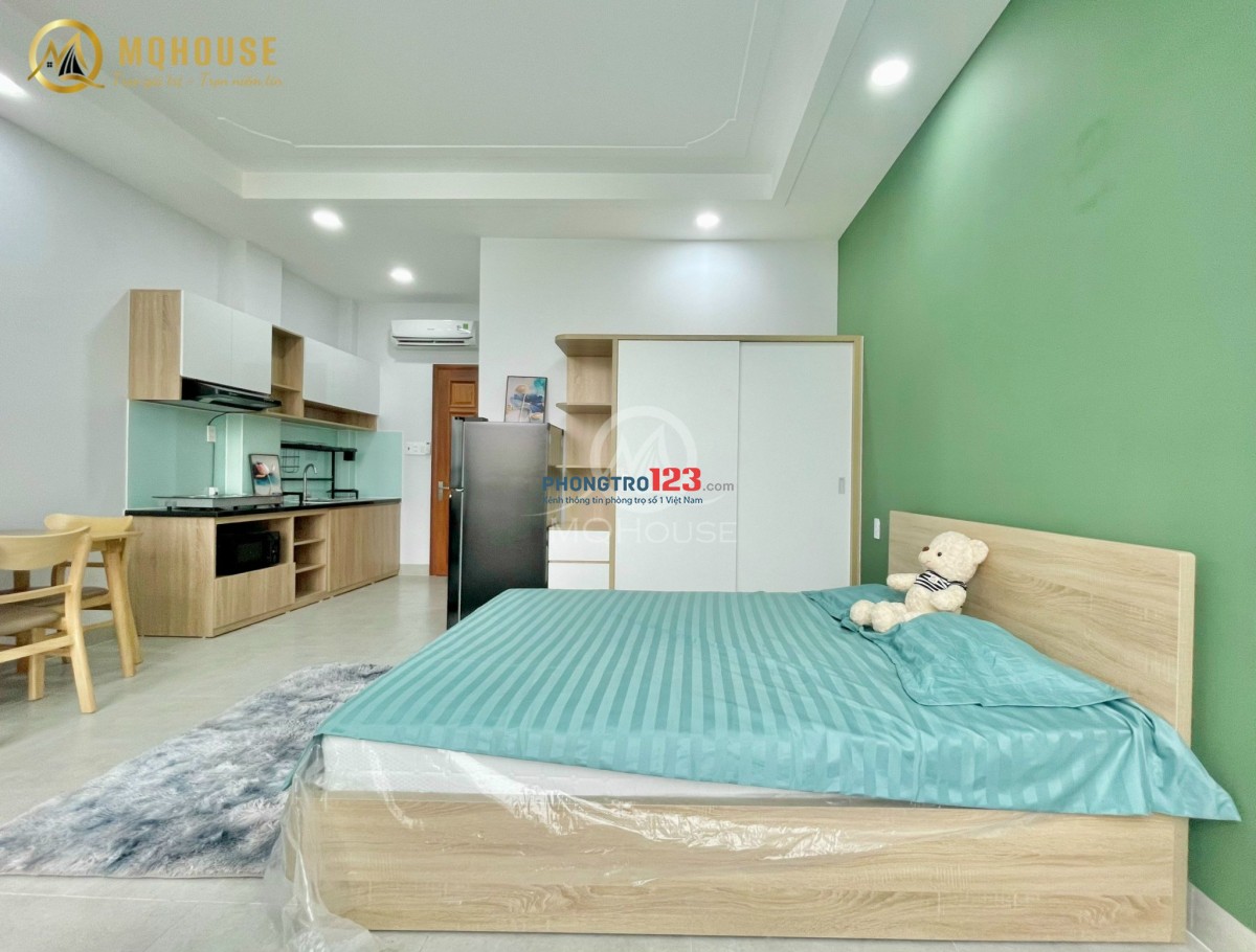 Căn Hộ Mini - Full Nội Thất, Ban Công/Cửa Sổ - Gần Sân Bay, Công Viên Hoàng Văn Thụ