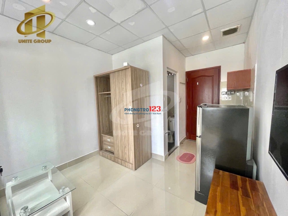 CHO THUÊ CĂN HỘ 1PN FULL NỘI THẤT – MẶT TIỀN NGUYỄN KHOÁI, QUẬN 4