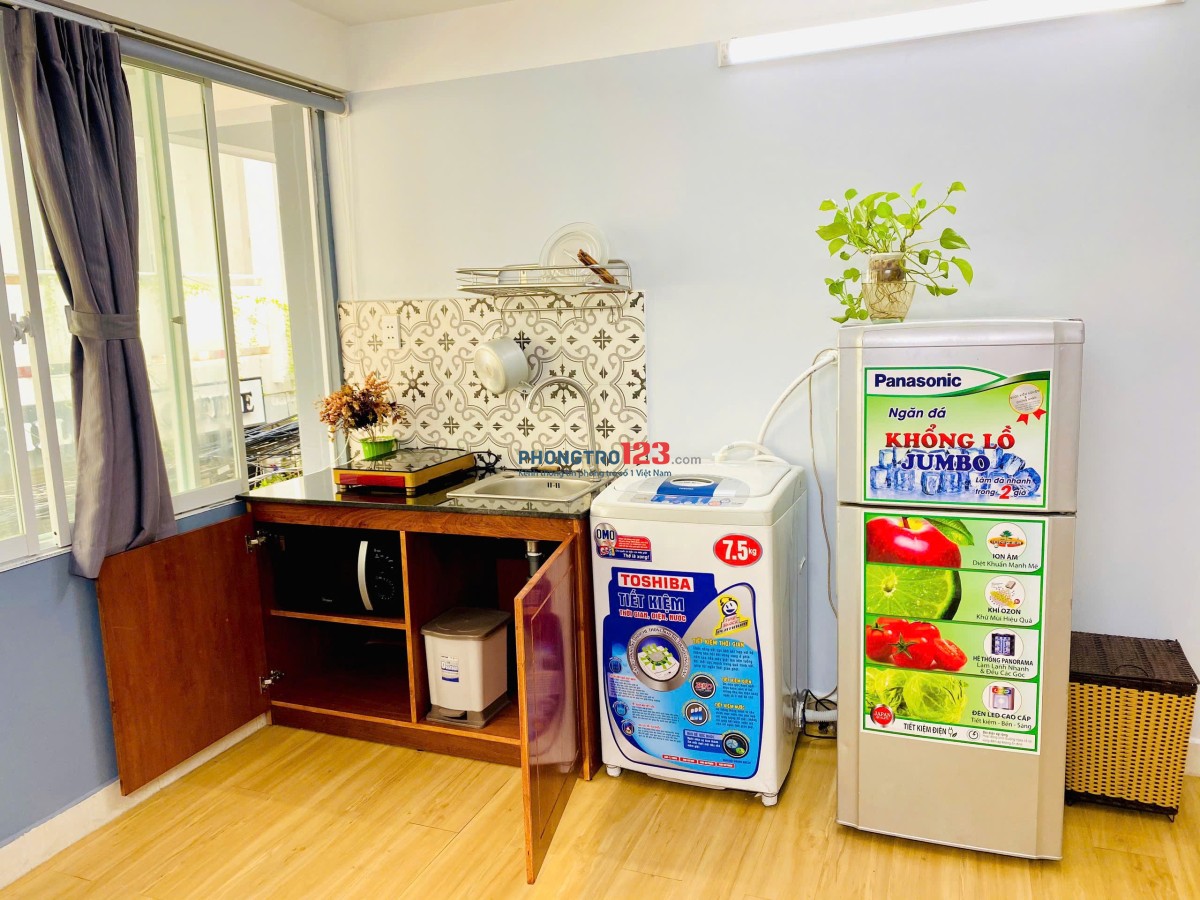 Cho thuê phòng trọ máy giặt riêng gần cầu Thị Nghè Nguyễn Cửu Vân Quận Bình Thạnh