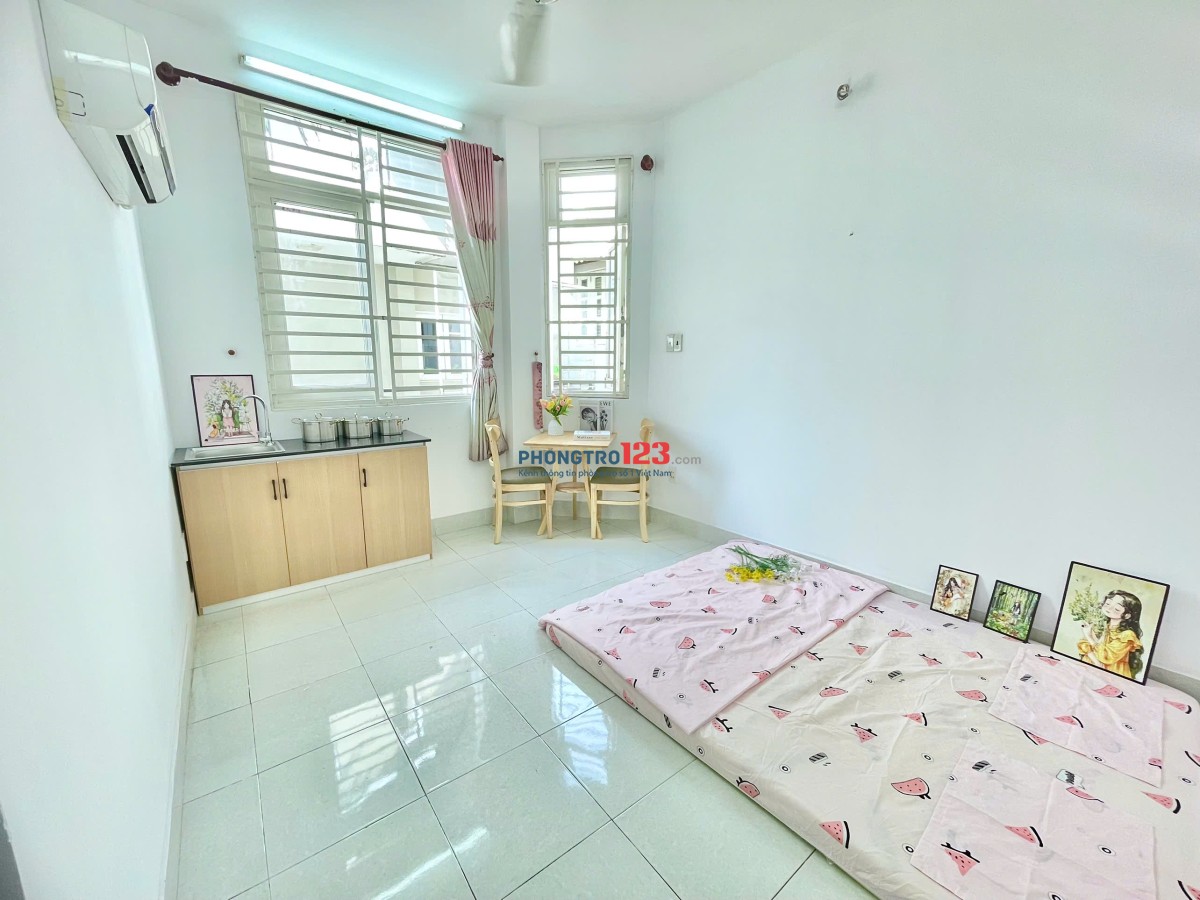 Phòng trọ siêu xinh đầy đủ tiện ích CMT8, P7, Tân Bình
