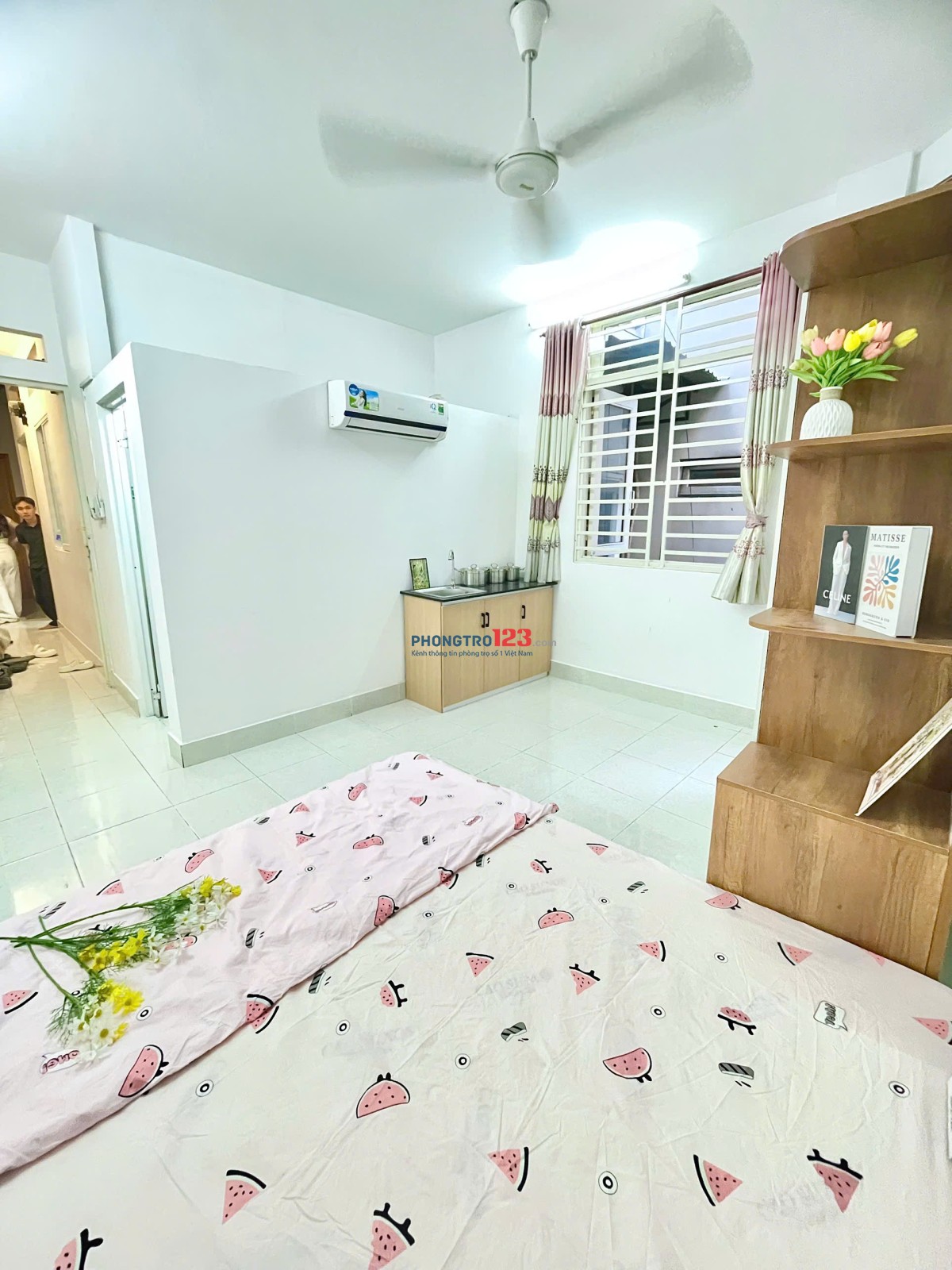 Phòng trọ siêu xinh đầy đủ tiện ích CMT8, P7, Tân Bình