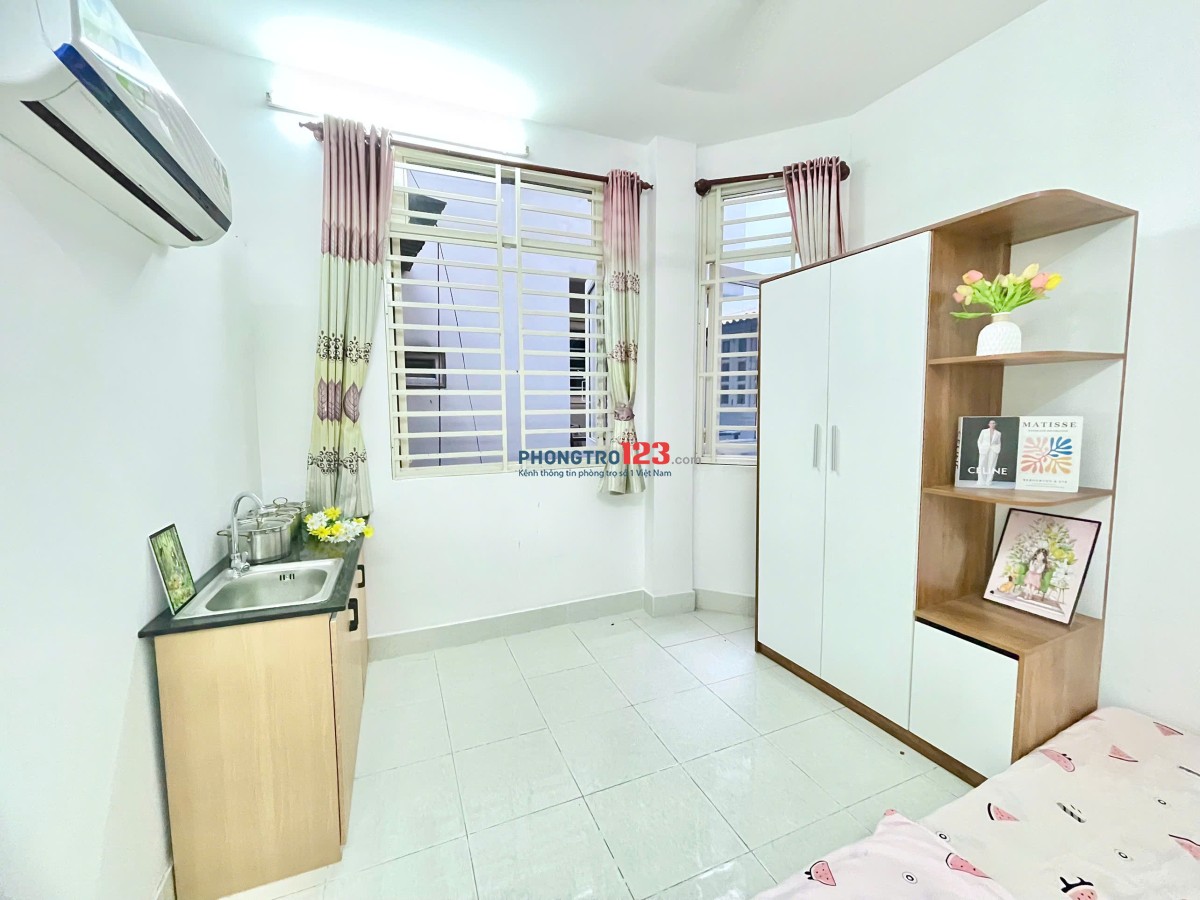 Phòng trọ siêu xinh đầy đủ tiện ích CMT8, P7, Tân Bình