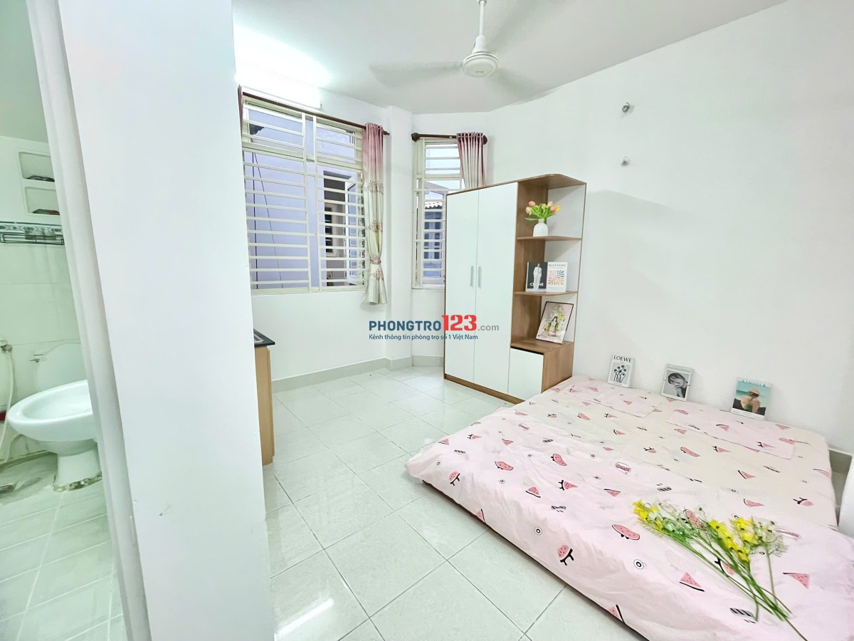 Phòng trọ siêu xinh đầy đủ tiện ích CMT8, P7, Tân Bình