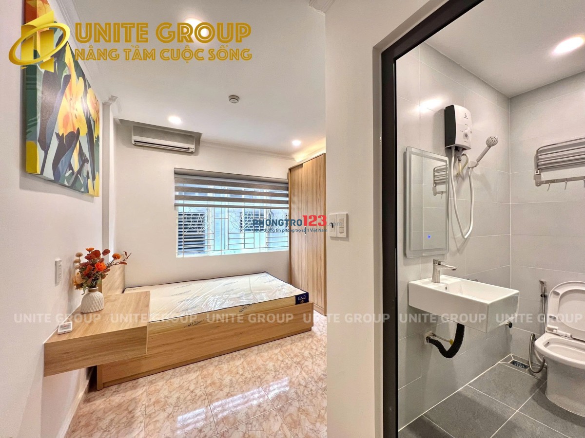 Cho thuê phòng trọ ngay bình thạnh đầy đủ nội thất giáp Q1 ban công xịn xò và đại họcHIU Hutech
