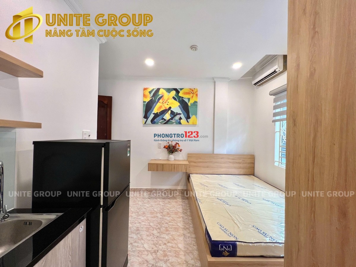 Cho thuê phòng trọ ngay bình thạnh đầy đủ nội thất giáp Q1 ban công xịn xò và đại họcHIU Hutech