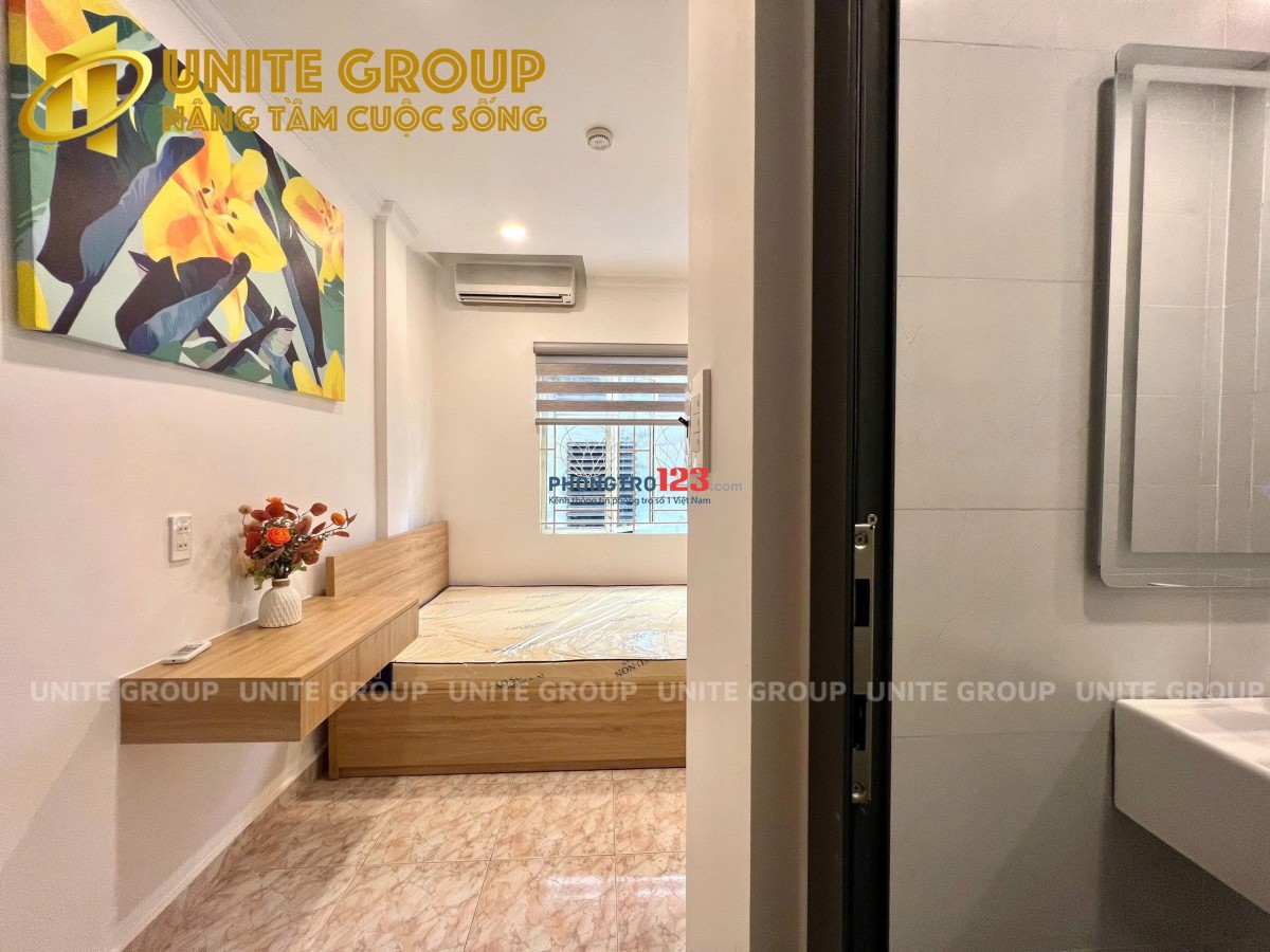 Cho thuê phòng trọ ngay bình thạnh đầy đủ nội thất giáp Q1 ban công xịn xò và đại họcHIU Hutech