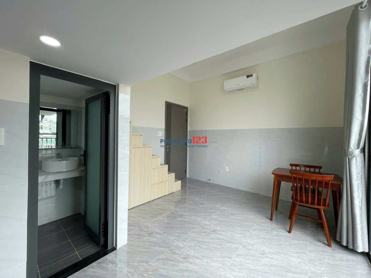 Cho thuê phòng gác cao ngay trung tâm full nội thất trung tâm Quận 8