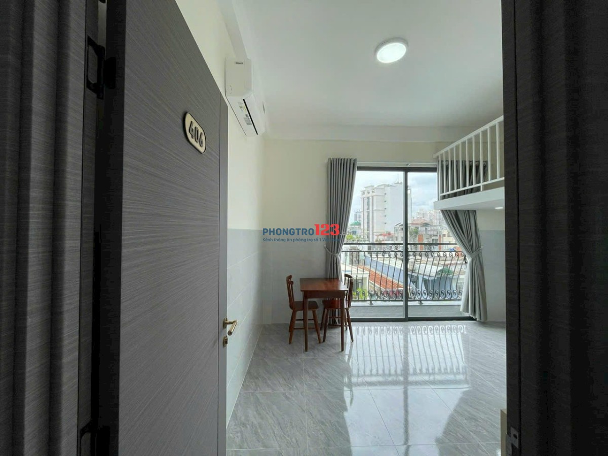 Cho thuê phòng gác cao ngay trung tâm full nội thất trung tâm Quận 8