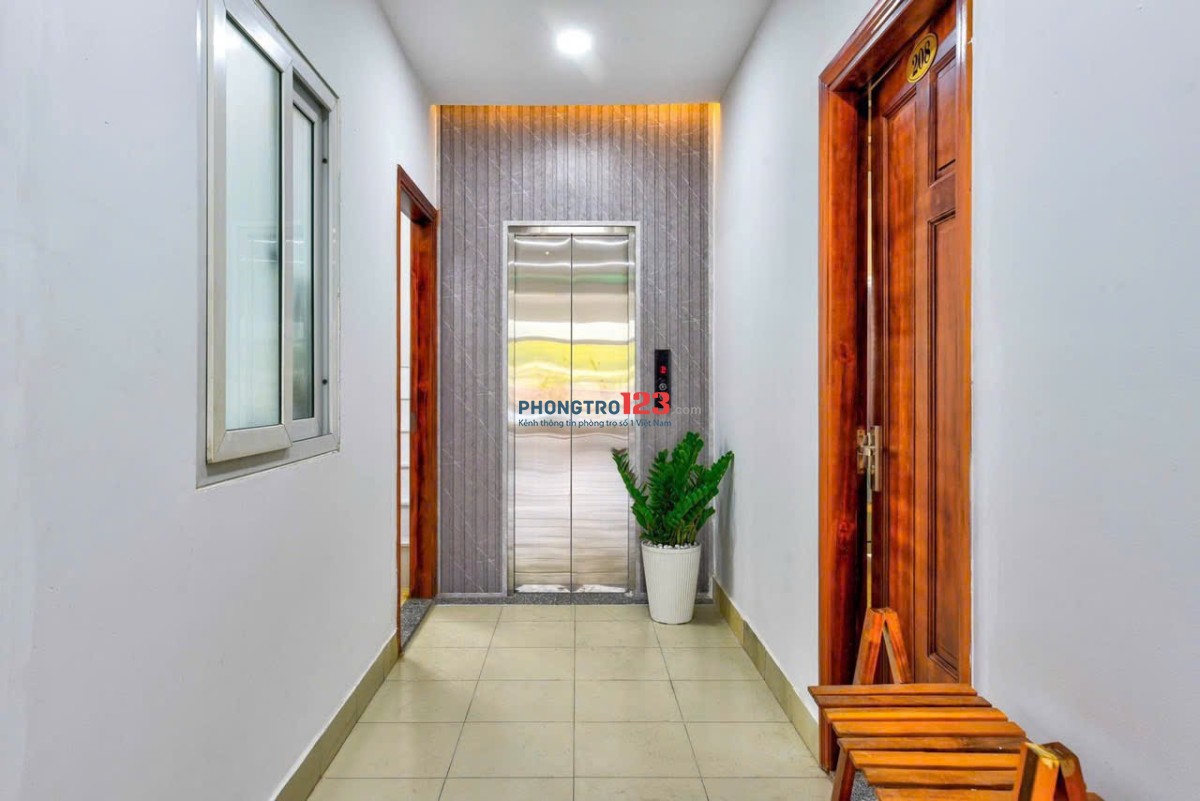 Cho thuê phòng gác cao, bancong, cửa sổ lớn, full nội thất_Bình Thạnh, gần Văn Lang, IUH