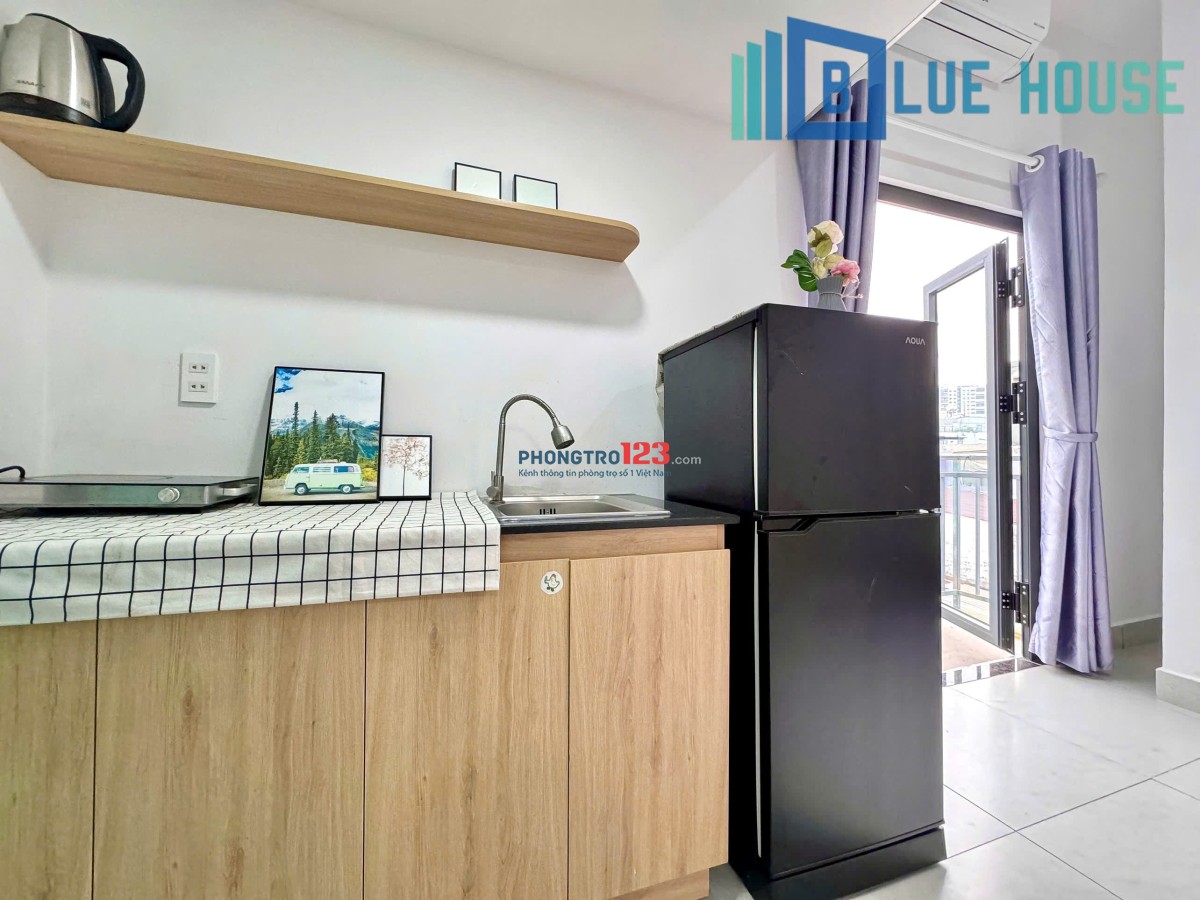 CHO THUÊ PHÒNG STUDIO BAN CÔNG, FULL NỘI THẤT GẦN VÒNG XOAY LÊ ĐẠI HÀNH, GẦN QUẬN 10,QUẬN 11,ĐẦM SEN