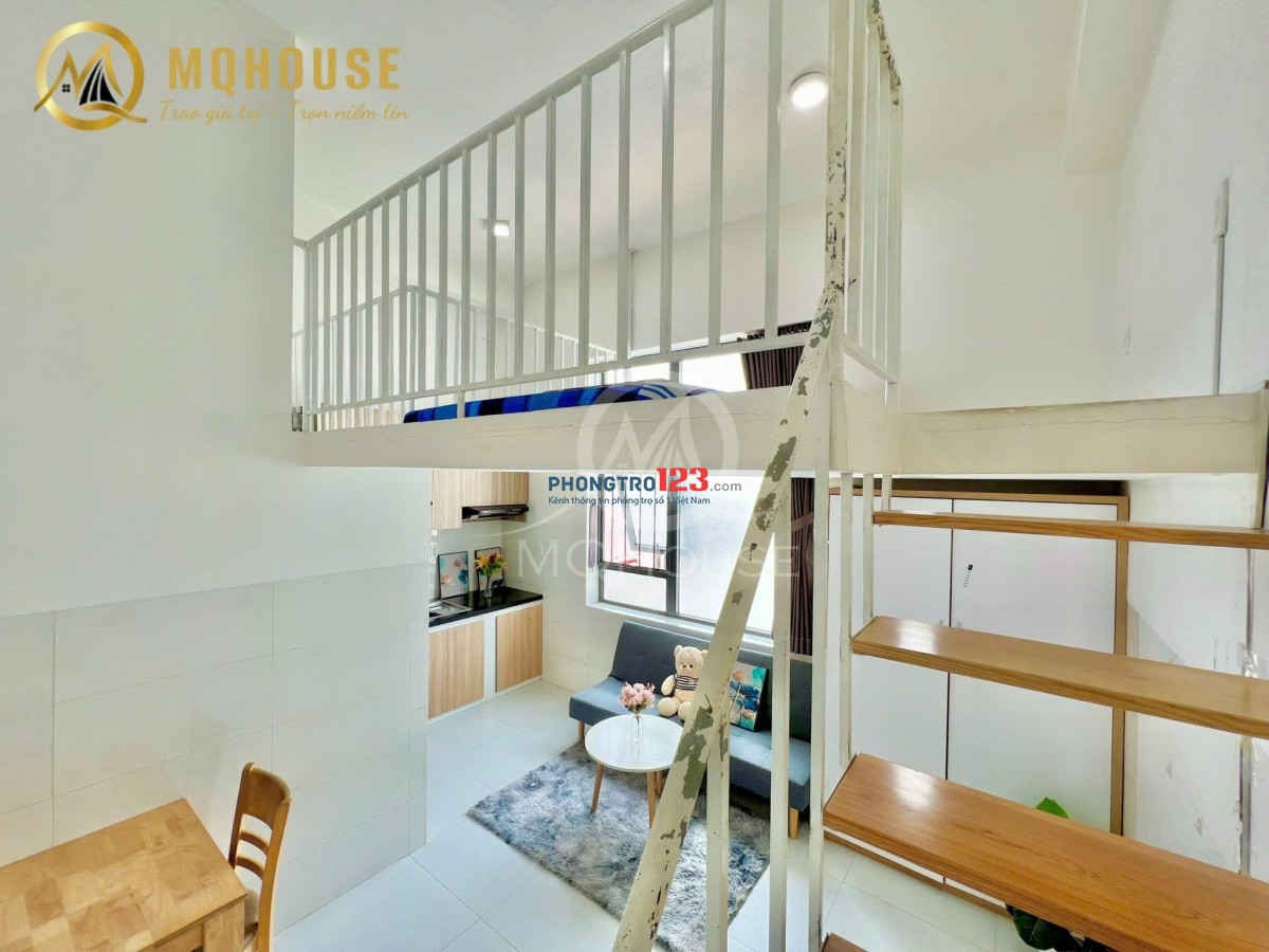 Cho Thuê Căn Hộ Tân Bình Có Gác Duplex Cửa Sổ FULL Nội Thất – Khu Ngã Tư Bảy Hiền, Tân Bình