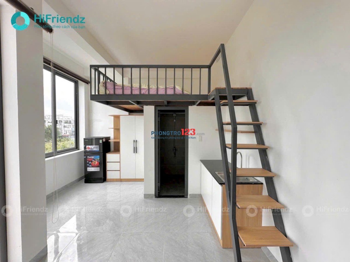 Cho thuê phòng Duplex full nội thất ngay gần cầu Nguyễn Văn Cừ