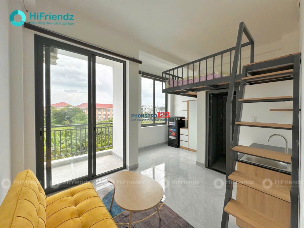 Cho thuê phòng Duplex full nội thất ngay gần cầu Nguyễn Văn Cừ